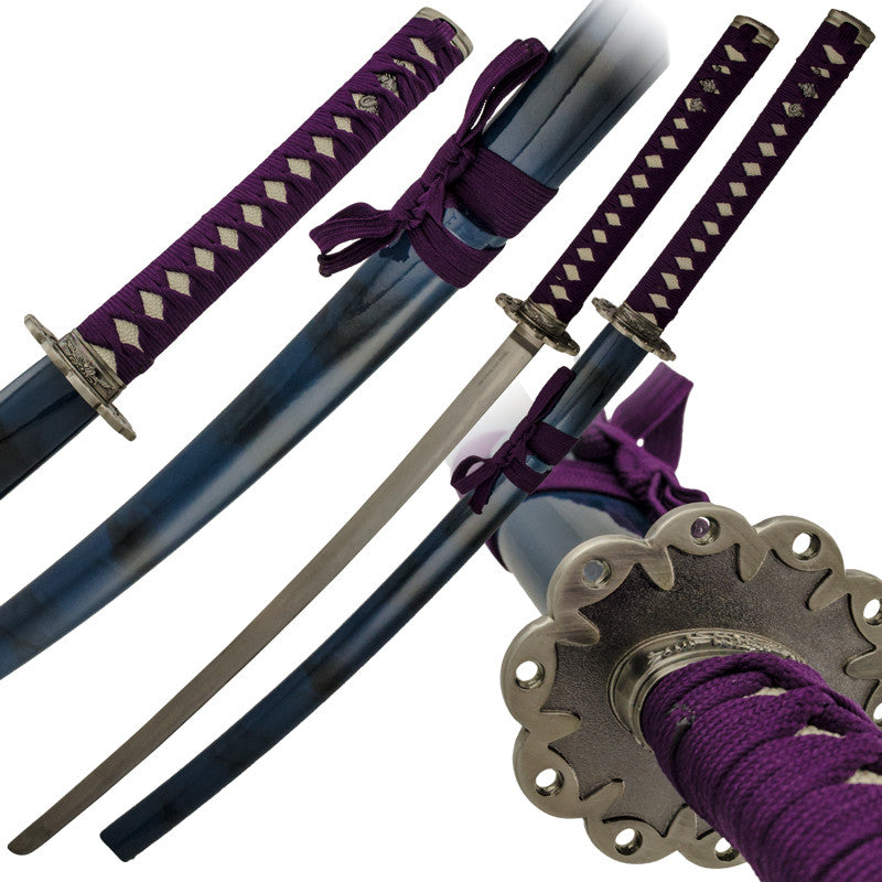 Purple Warrior Sword with Scabbard, , Panther Trading Company- Panther Wholesale