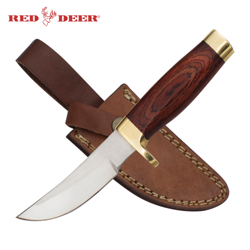 9.5 in Red Deer® Rosewood Handle Hunting Knife