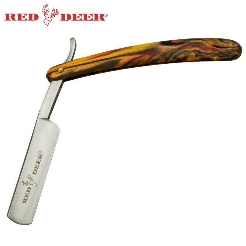 Multi-Color Deer Shaving Barber Vintage Straight Razor, , Panther Trading Company- Panther Wholesale