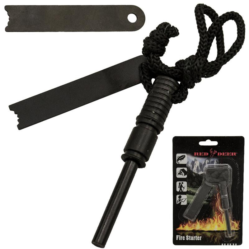 02BK Red Deer Fire Starter Set with Paracord-img-0