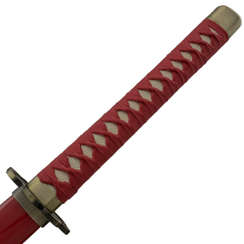 Red Demon Katana Sword with Glossy Scabbard, , Panther Trading Company- Panther Wholesale