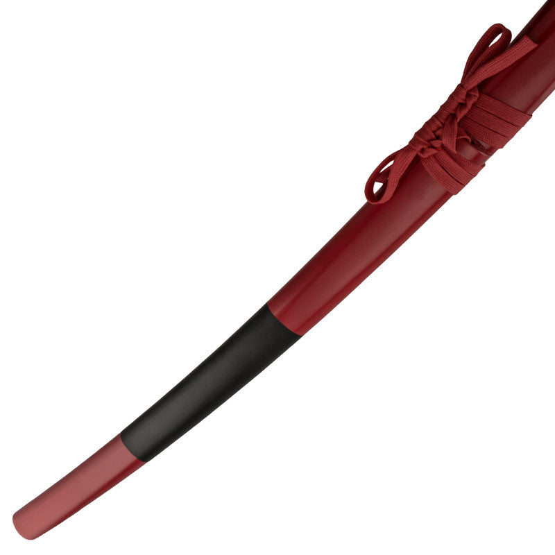 Red Demon Katana Sword with Glossy Scabbard, , Panther Trading Company- Panther Wholesale