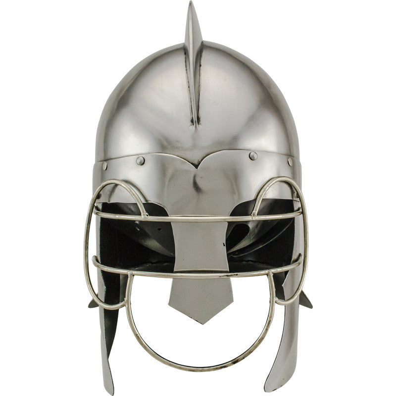 Roman Troopers Wire Guard Carbon Steel Helmet, , Panther Trading Company- Panther Wholesale