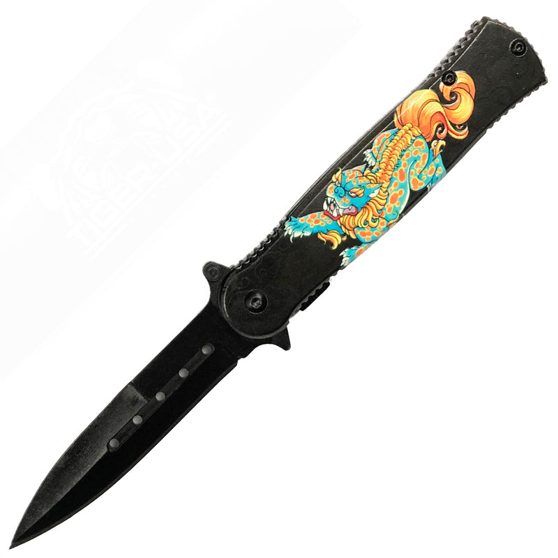 Tiger-USA Spring Assisted Knife - YOTD I (Year of the Dragon)