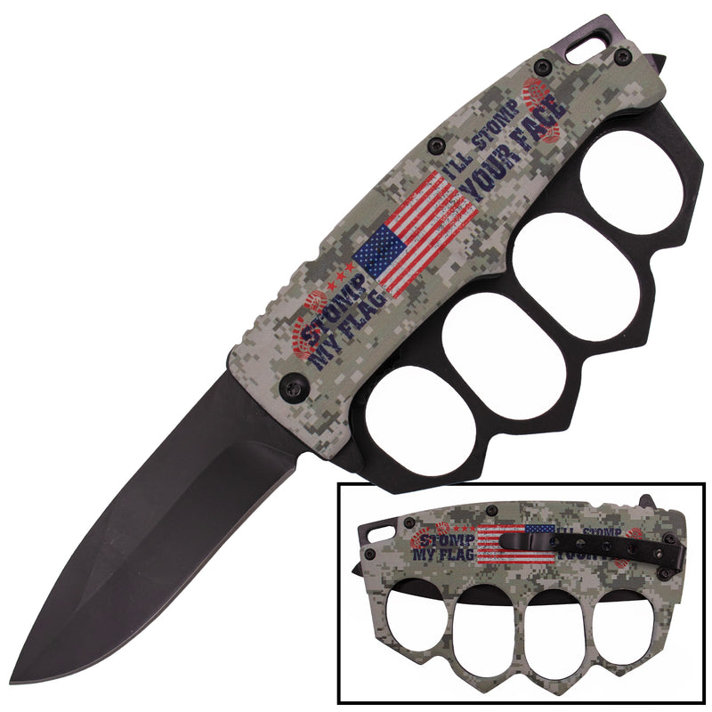 7.5 Inch Tiger-USA Vibrant Color Karambit Style Knife - Purple Handle –  Panther Wholesale