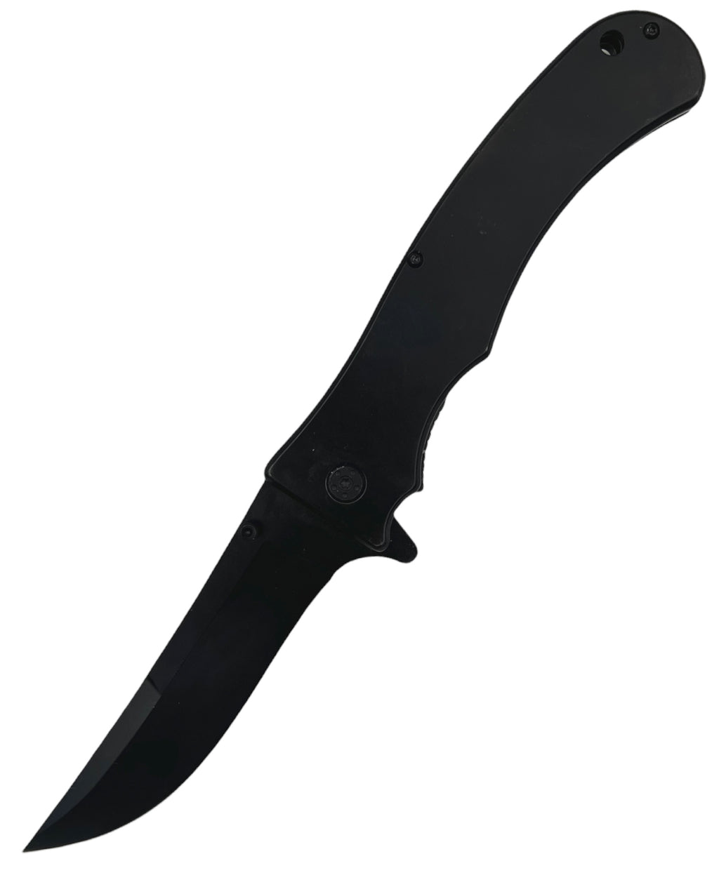 Tiger Usa® XL Heavy Duty Knife With Clip (All Black)