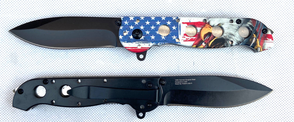 Tiger Usa® Spring Assisted Knife  Eagle