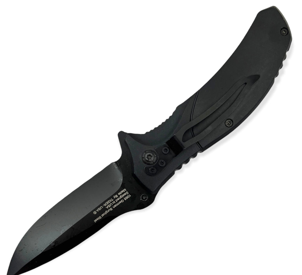 8 Inch Tiger-USA® Spring Assisted (FIRE SKULL)
