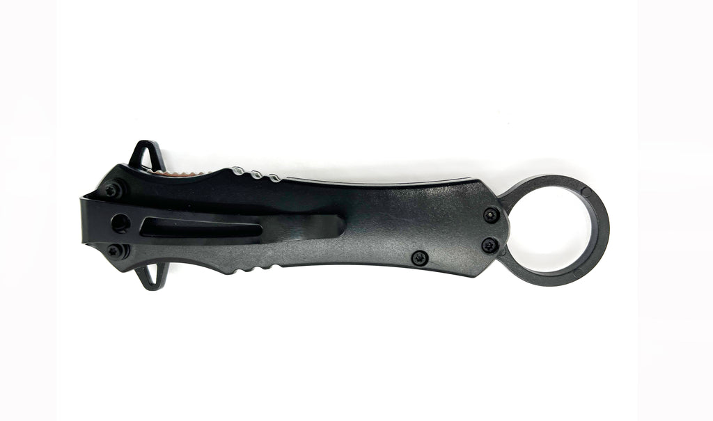 Black Folding Knife W.Clip