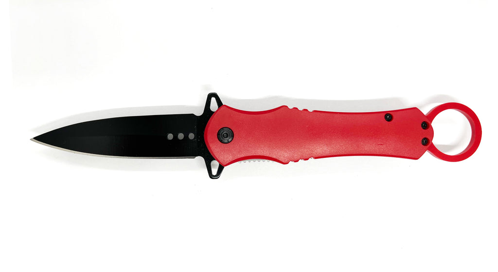 Red Folding Knife W.Clip