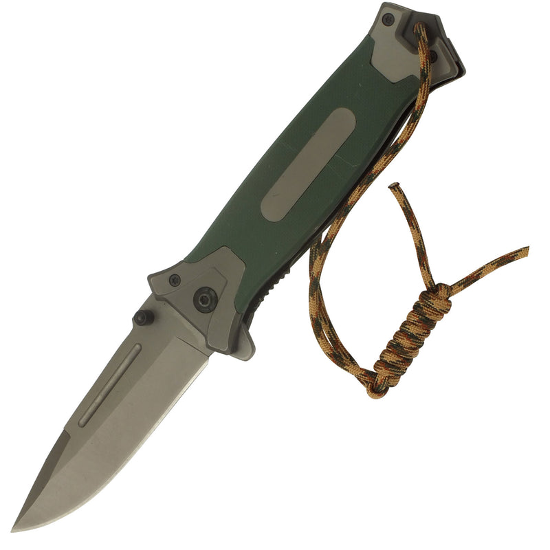Forest Green Spring Assisted Folding Pocket Knife