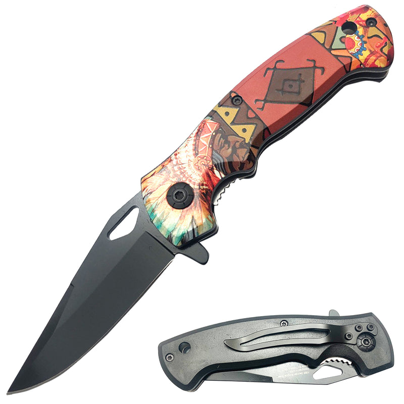 Trigger Action Pocket Knife - Native