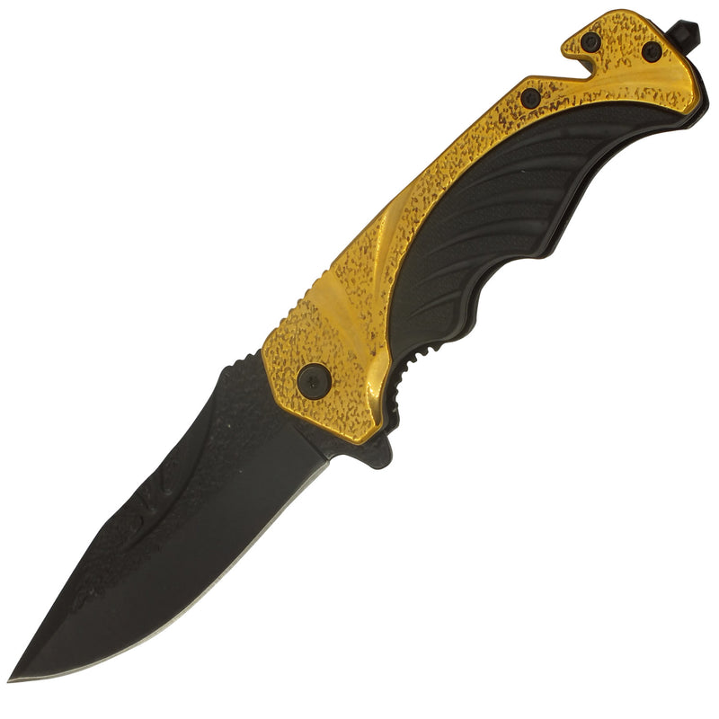 Gold Streak Spring Assisted Folding Pocket Knife