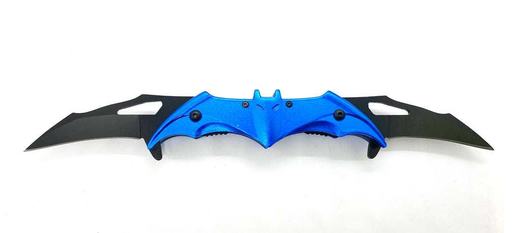 11.5 Inch Bat Knife BLUE Folding Knife