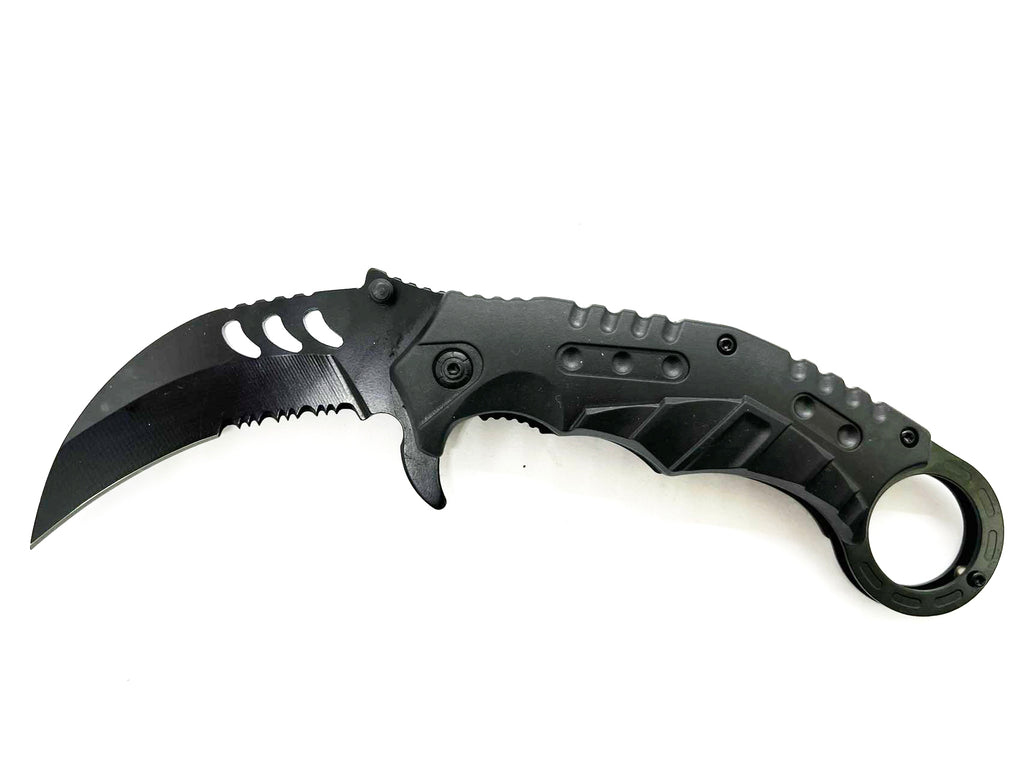 Tiger-USA Karambit Style Knife -  BLACK