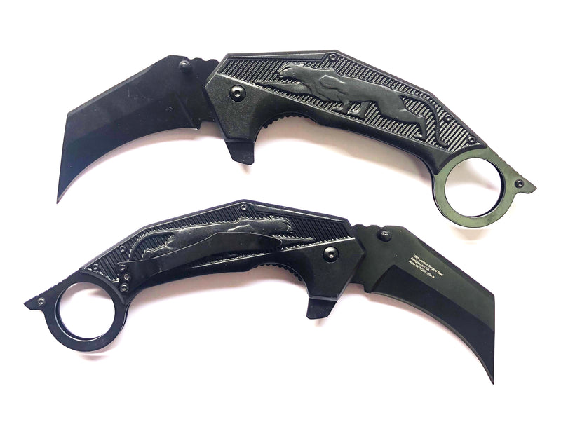 Tiger-USA® Folding Knife Karambit Style