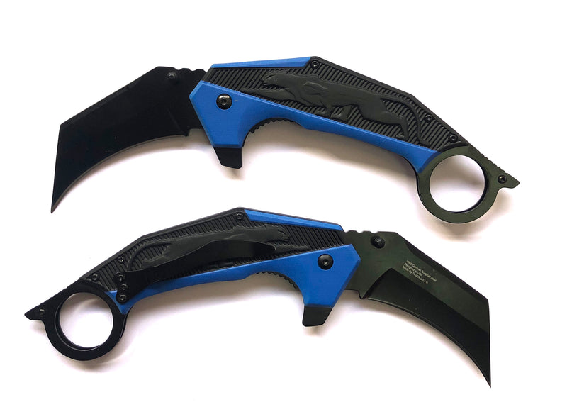 Tiger-USA® Folding Knife Karambit Style