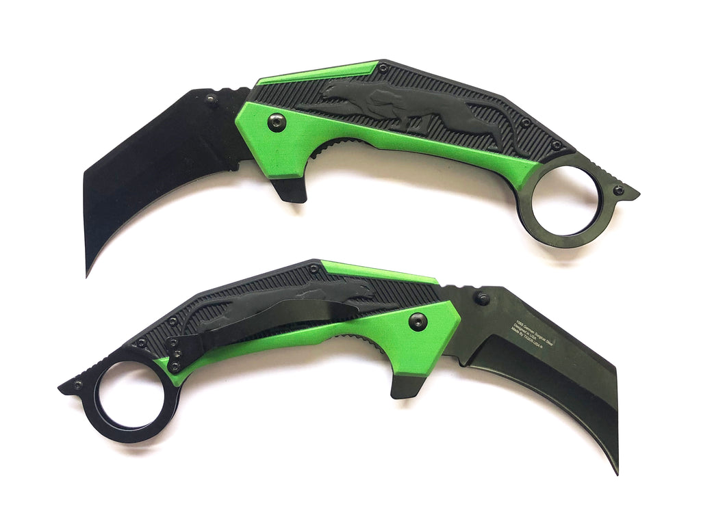 Tiger-USA® Folding Knife Karambit Style