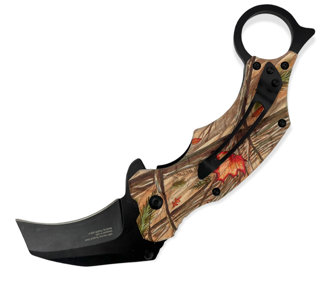 Tiger-USA® Folding Knife Karambit Style CM