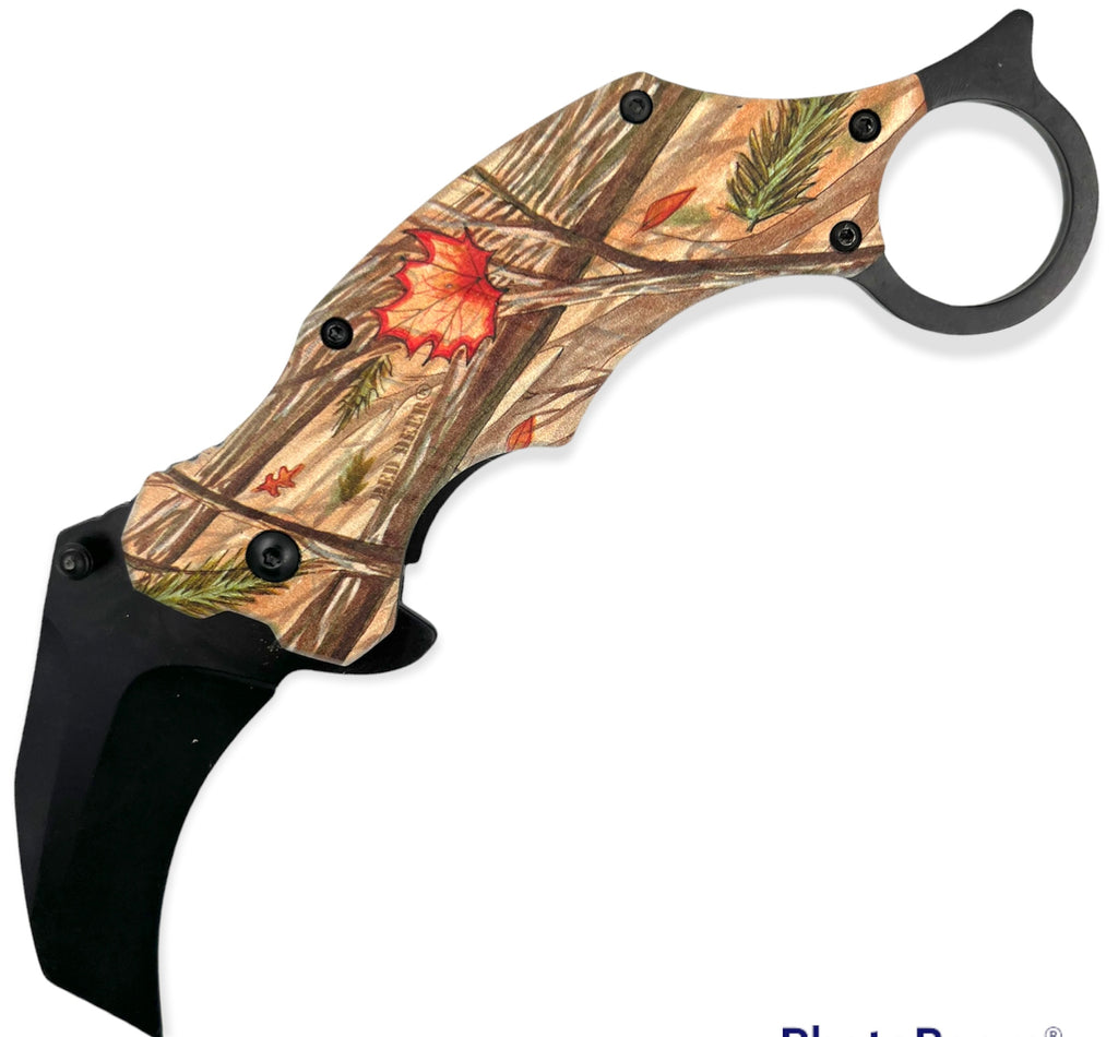 Tiger-USA® Folding Knife Karambit Style CM