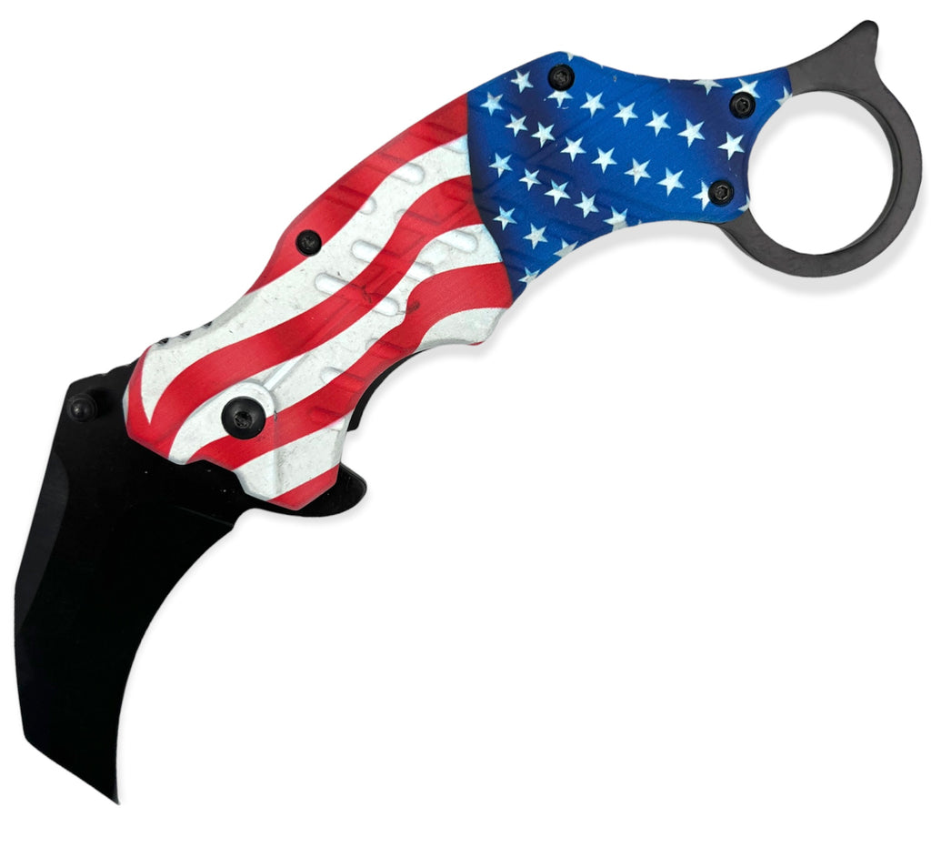 Tiger-USA® Folding Knife Karambit Style FLG4