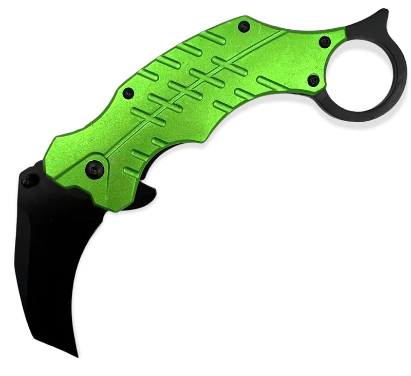 Tiger-USA® Folding Knife Karambit Style GN