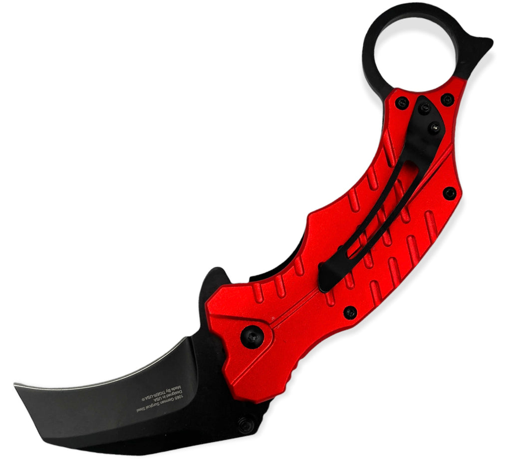 Tiger-USA® Folding Knife Karambit Style RD