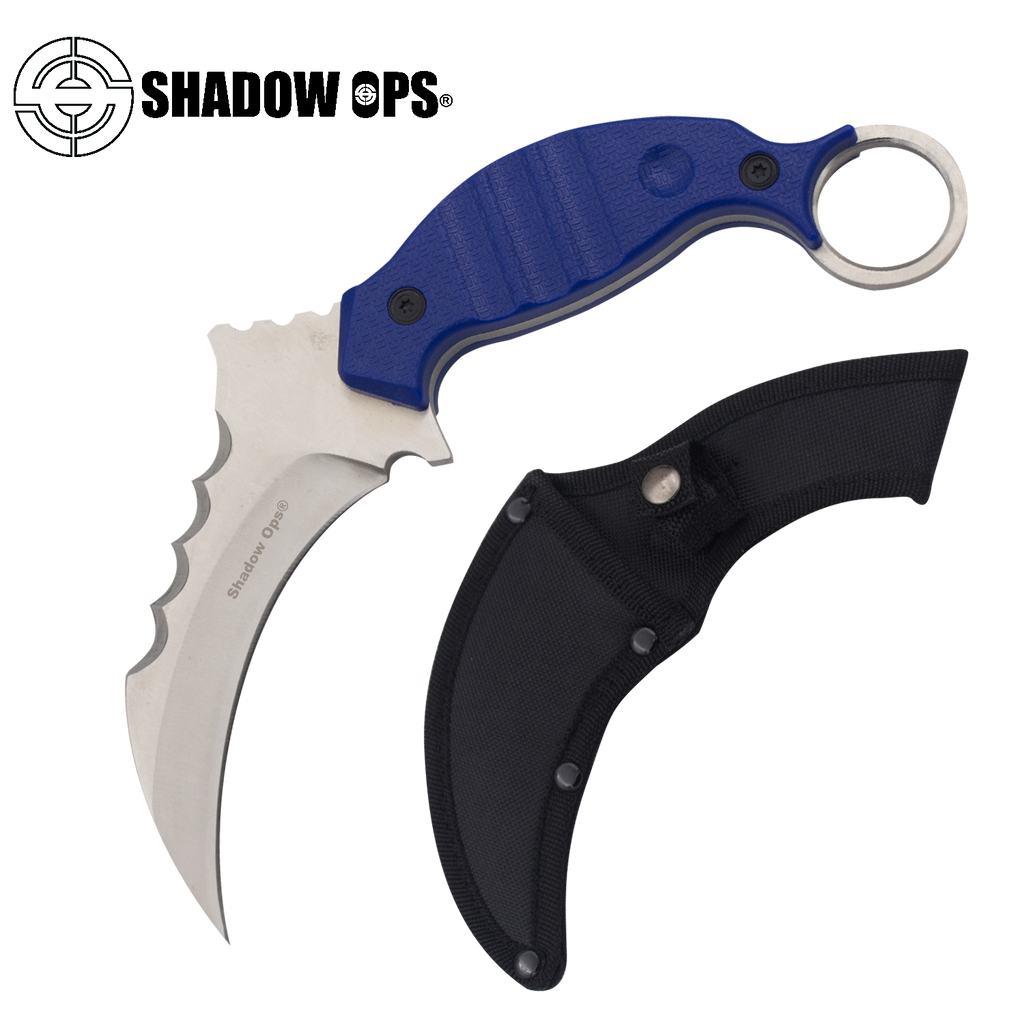 Fixed Blade Karambit Combat Knife with Sheath, , Panther Trading Company- Panther Wholesale