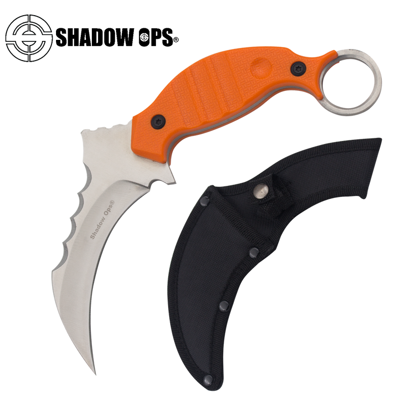 Fixed Blade Karambit Combat Knife with Sheath, , Panther Trading Company- Panther Wholesale