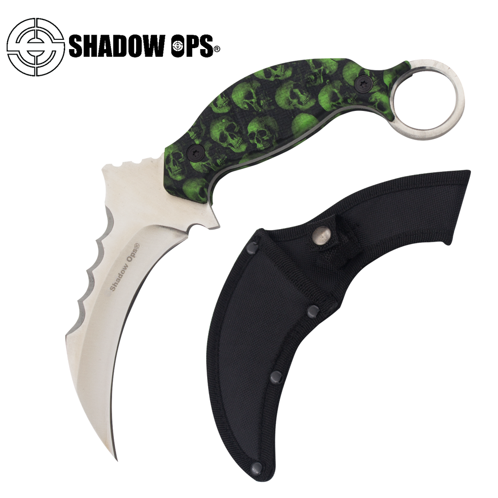 Fixed Blade Karambit Combat Knife with Sheath, , Panther Trading Company- Panther Wholesale