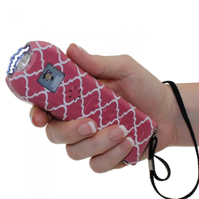 Streetwise™ Ladies' Choice Stun Gun Alarm Pink & White 21M