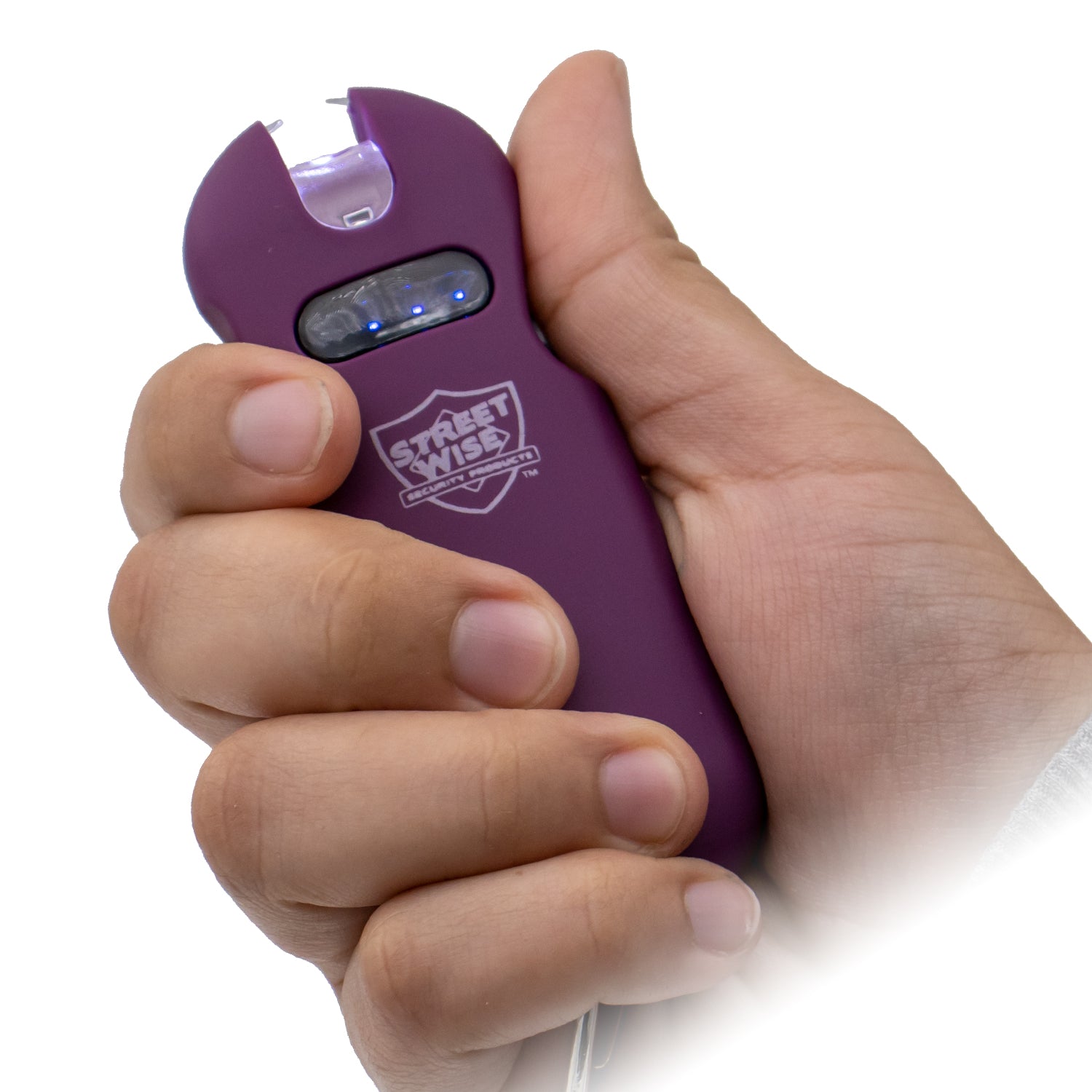 24 Mill SMART Keychain Stun Gun Dark Purple Panther Wholesale