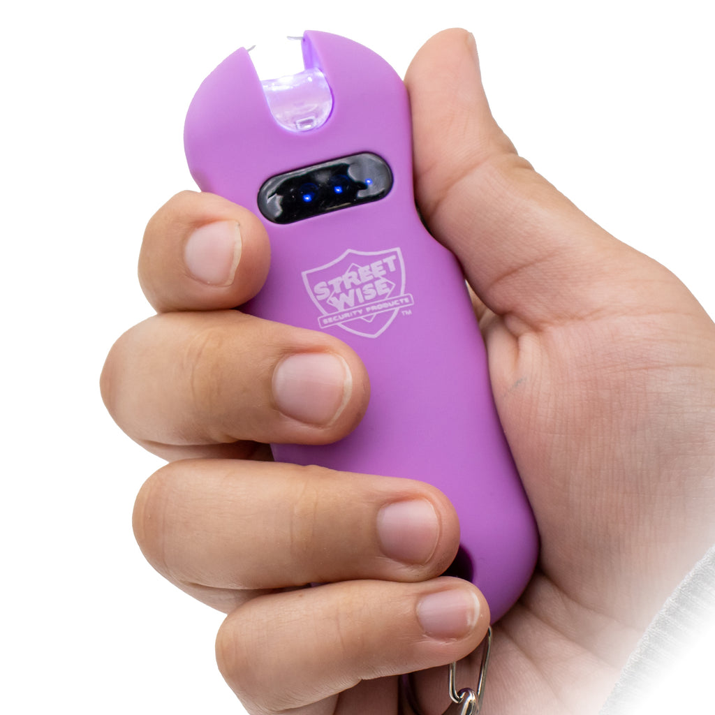 24 Mill SMART Keychain Stun Gun Light Purple