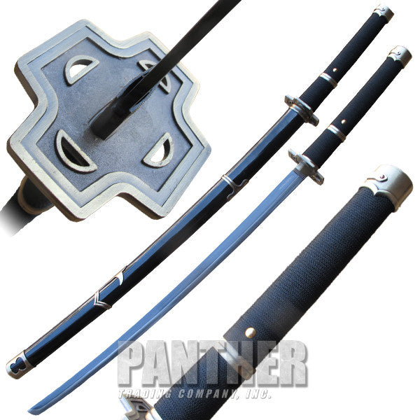 Martial Arts Katana Sword with White Fur Guard, , Panther Trading Company- Panther Wholesale
