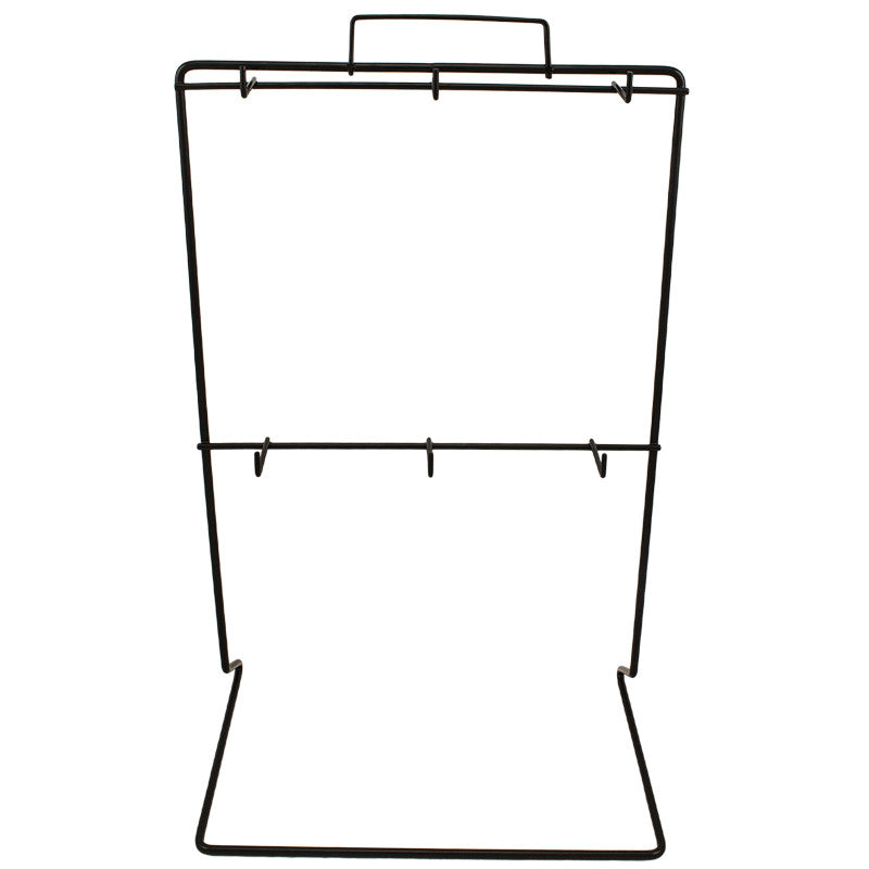 Steel Display Rack with 6 Hooks, , Panther Trading Company- Panther Wholesale