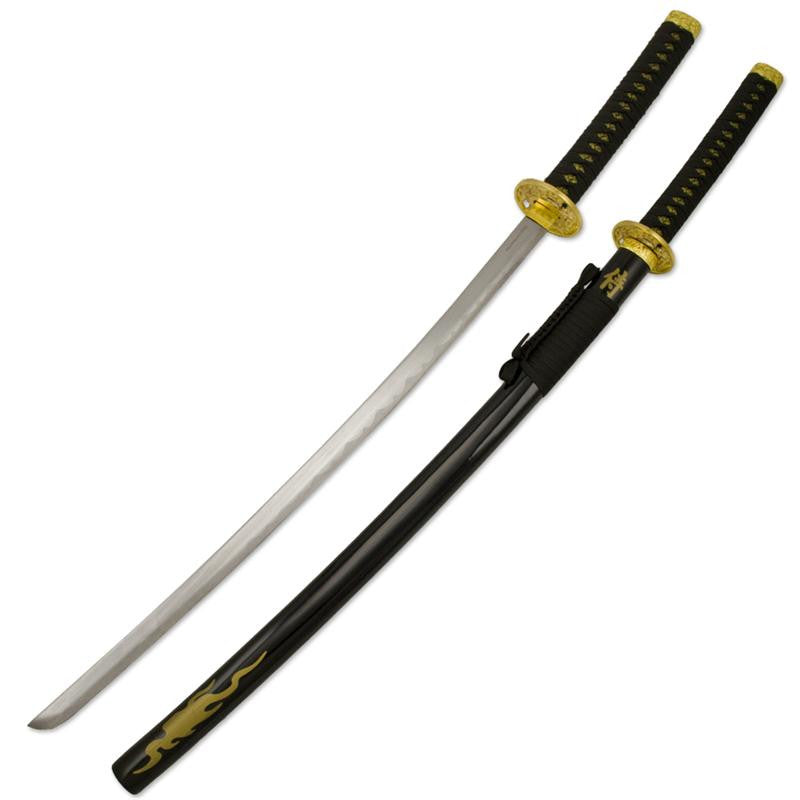 Golden Dragon Katana Samurai Ninja Sword, , Panther Trading Company- Panther Wholesale