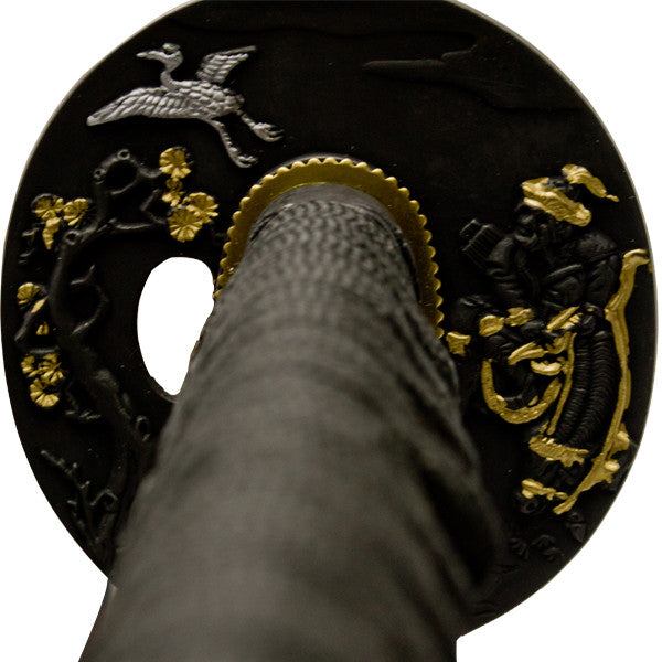 Handmade Swan Samurai Katana Sword Set with Decorative Case, , Panther Trading Company- Panther Wholesale
