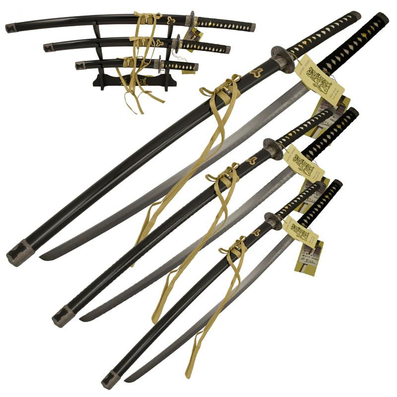 Killer's Will 3 PC Sword Set with Chinese Writing Display, , Panther Trading Company- Panther Wholesale