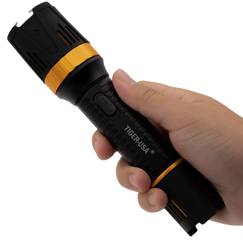 90 Mill Volt Tiger USA Xtreme® Flashlight Stun Gun