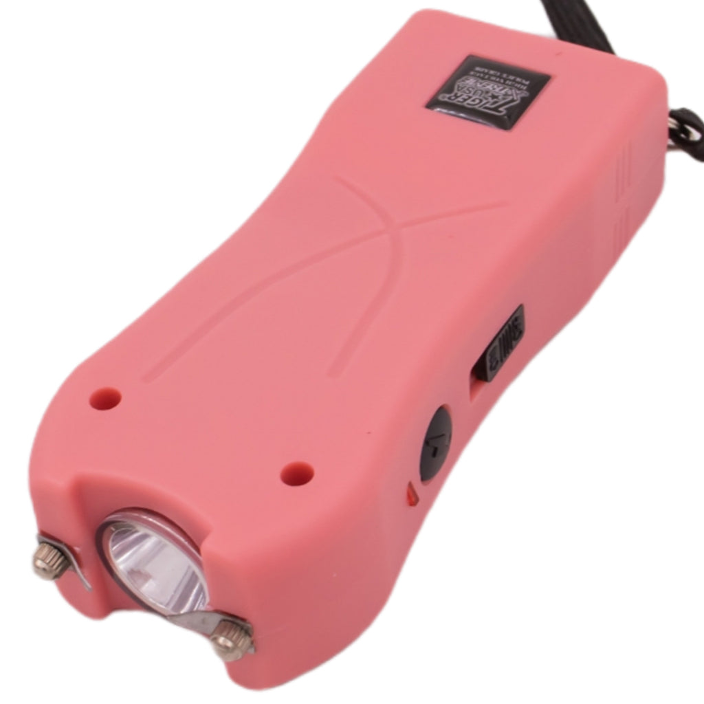 125 Million Archguard Stun Gun Flashlight 200 Lumens (Pink)