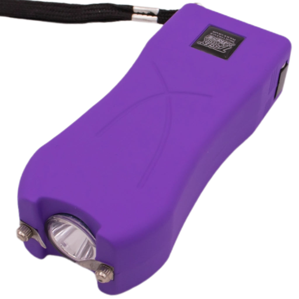 125 Million Archguard Stun Gun Flashlight 200 Lumens (Purple)