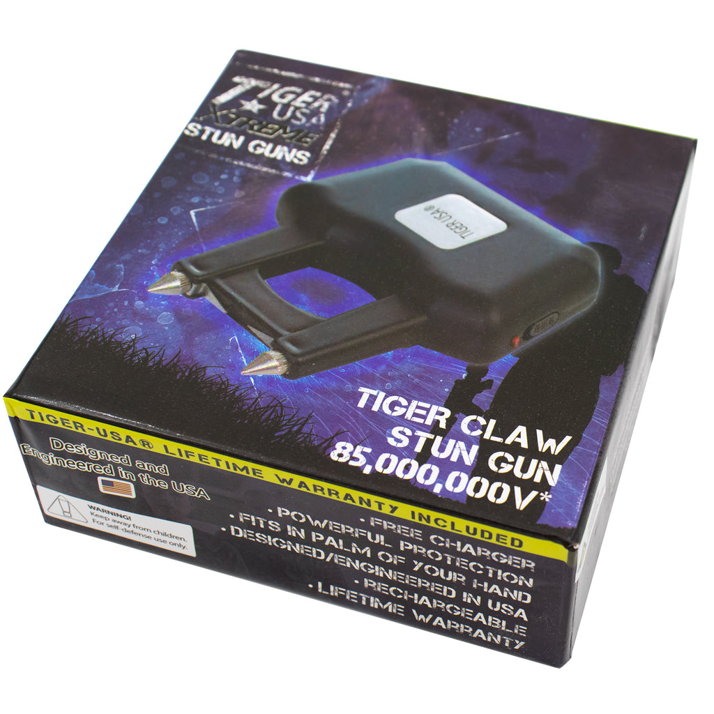 Teal 85 Mill Volt Tiger-USA Xtreme Tiger Claw Stun Gun