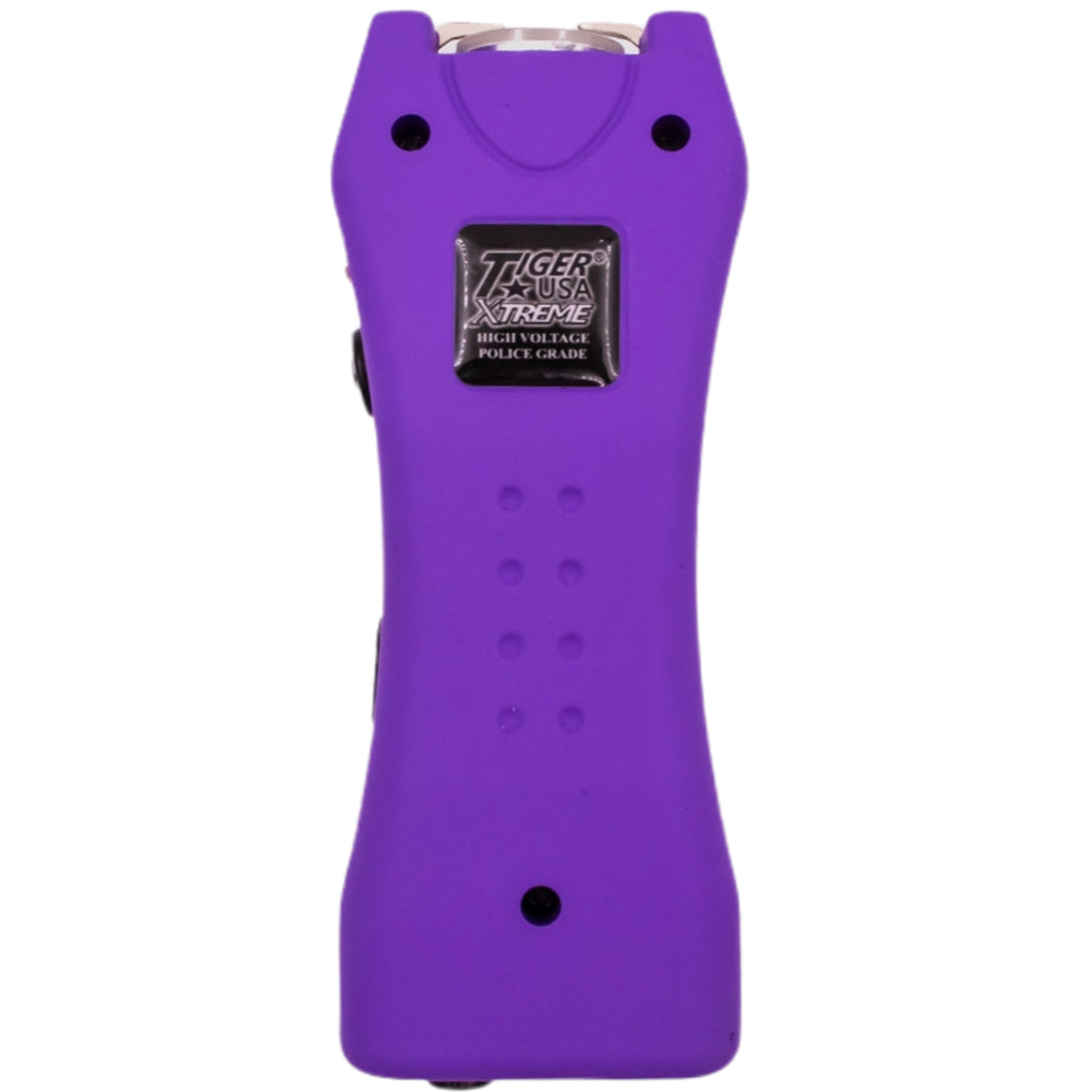 125 Million Mighty Warrior Stun Gun with 200 Lumens Flashlight (Purple)