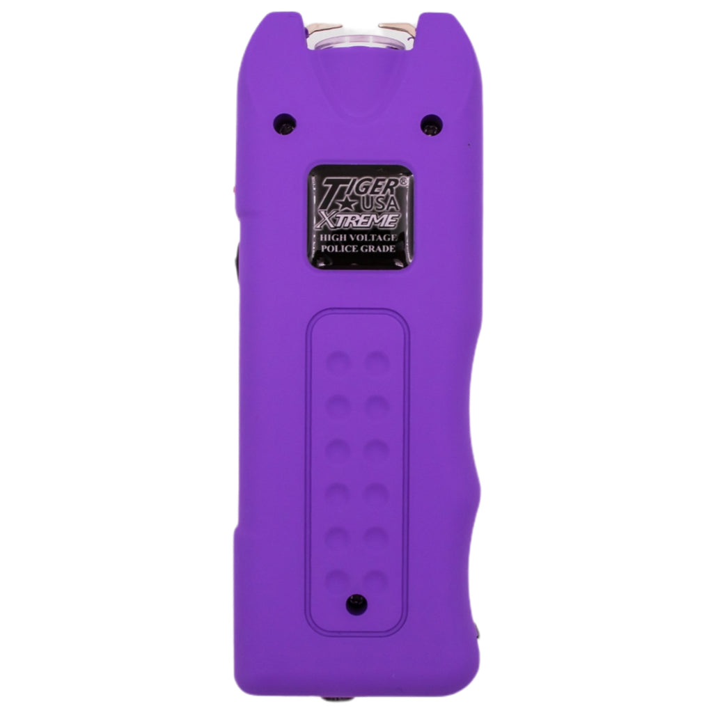 135 Million Origin Stun Gun with 200 Lumens Flashlight (Purple)