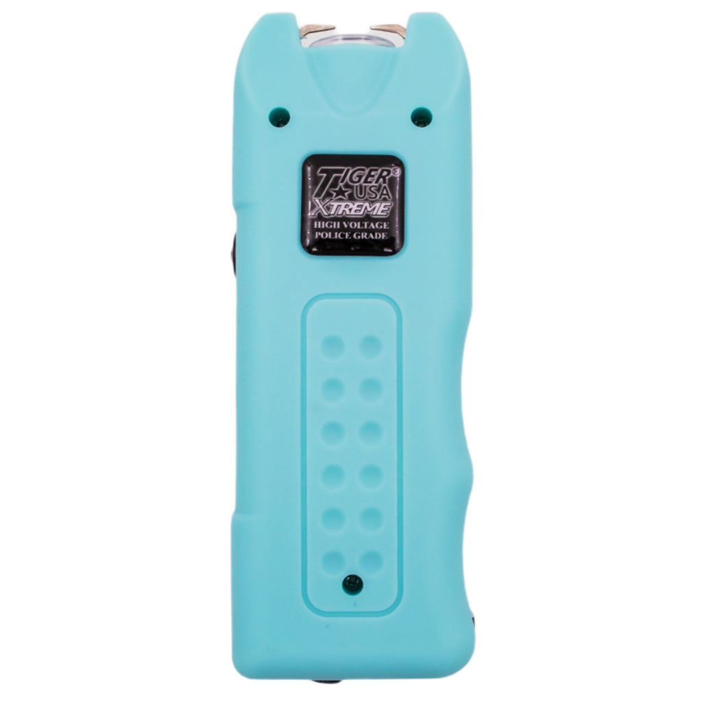 135 Million Origin Stun Gun with 200 Lumens Flashlight (Teal)