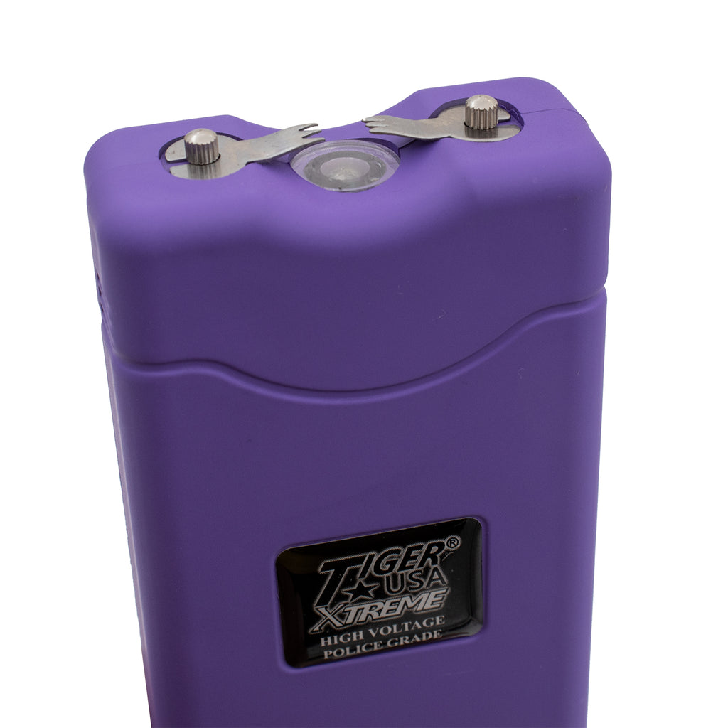 96 Mill Purple Rechargeable Stun Gun & Flash Light