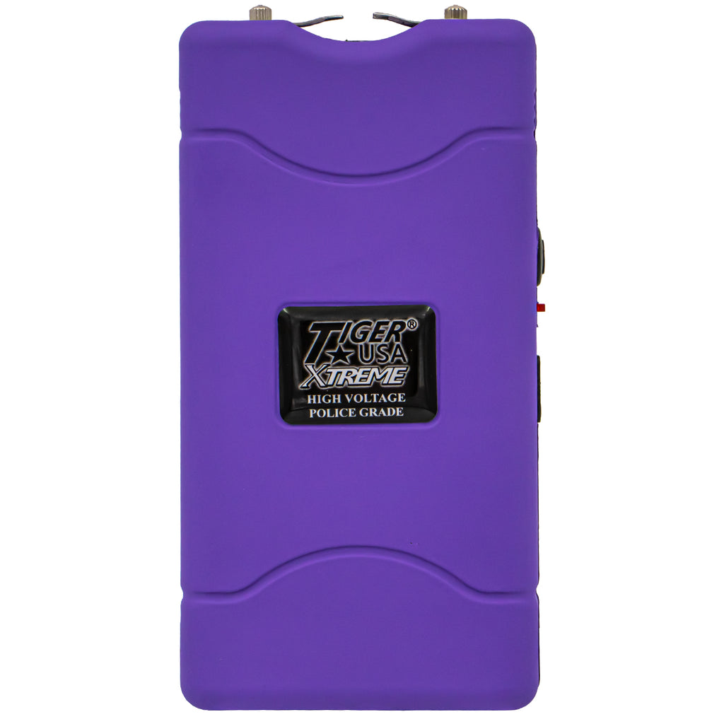 96 Mill Purple Rechargeable Stun Gun & Flash Light