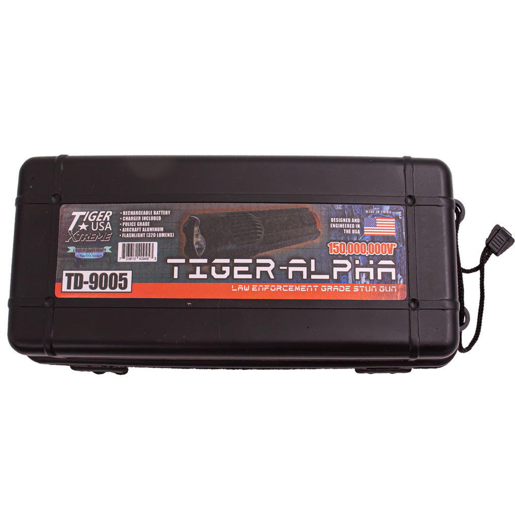 150 Mill V Tiger-Alpha™ Tiger USA Xtreme Stun Gun Flashlight