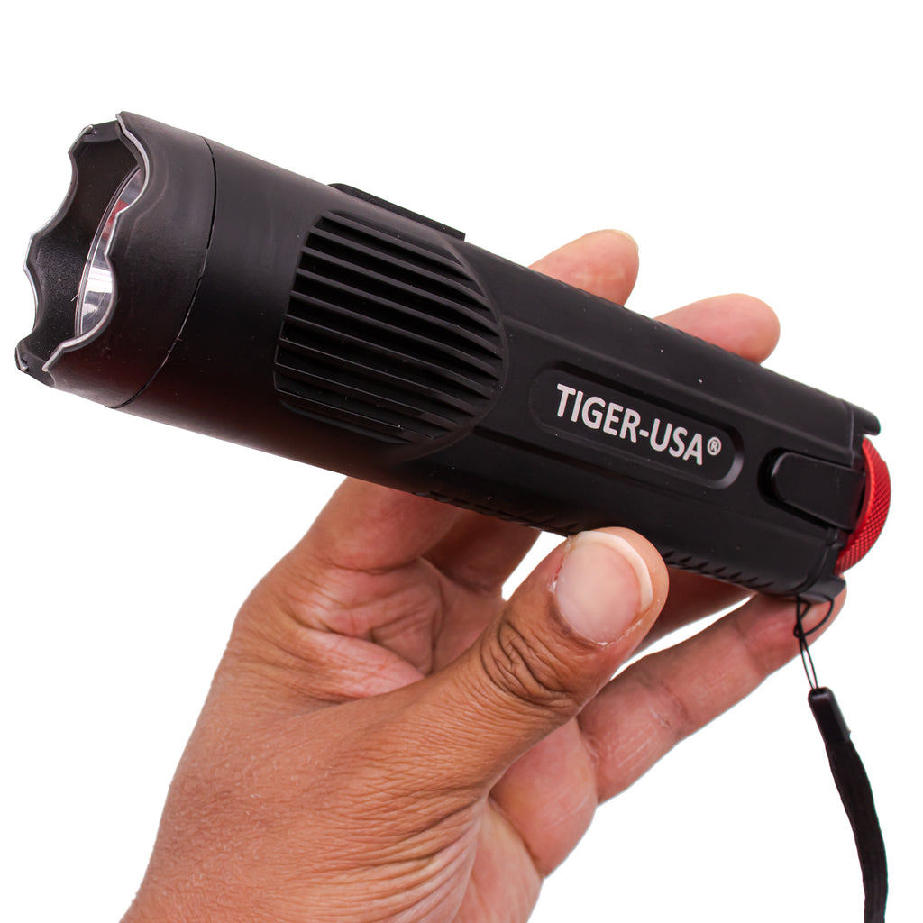 150 Mill V Tiger-Alpha™ Tiger USA Xtreme Stun Gun Flashlight