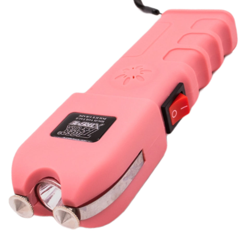 150 Million Santuary Stun Gun with Flashlight and Alarm (Pink)